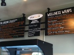Menu boards share enticing whole food combinations.